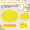 image:imageFrienda 58 Inch x 40 ft Orange Foam Noodles for Crafts Versatile Pool Noodles Foam Tubes Cylinder Rods for Modeling DIY Arts and Crafts SuppliesYellow