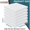 image:imageFrienda 6 Pack 2 x 20 x 20 High Density Foam Cushion 22 Density 50 Ild2 X 22 X 22