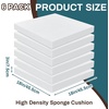 image:imageFrienda 6 Pack 2 x 20 x 20 High Density Foam Cushion 22 Density 50 Ild3 X 18 X 18