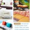image:imageFrienda 6 Pack 6 Height X 24 Width X 24 Length High Density Outdoor Couch Cushion Replacements for Patio Furniture Square Upholstery Foam Pad for Couch Cushion Sofa Support Outdoor4 Height X 24 Width X 24 Length