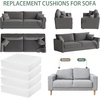 image:imageFrienda 6 Pack 6 Height X 24 Width X 24 Length High Density Outdoor Couch Cushion Replacements for Patio Furniture Square Upholstery Foam Pad for Couch Cushion Sofa Support Outdoor6 Height X 24 Width X 24 Length
