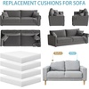 image:imageFrienda 6 Pack 6 Height X 24 Width X 24 Length High Density Outdoor Couch Cushion Replacements for Patio Furniture Square Upholstery Foam Pad for Couch Cushion Sofa Support Outdoor4 Height X 24 Width X 24 Length