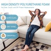 image:imageFrienda 6 Pack 6 Height X 24 Width X 24 Length High Density Outdoor Couch Cushion Replacements for Patio Furniture Square Upholstery Foam Pad for Couch Cushion Sofa Support Outdoor4 Height X 24 Width X 24 Length