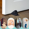 image:imageFrienda 60 Pcs Rubber Door Stoppers Wedge Heavy Duty Bottom Stop BlackBlack
