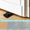 image:imageFrienda 60 Pcs Rubber Door Stoppers Wedge Heavy Duty Bottom Stop BlackBlack
