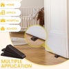 image:imageFrienda 72 Pcs Rubber Door Stoppers Wedge Heavy Duty Bottom Stop BlackBlack