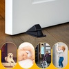 image:imageFrienda 72 Pcs Rubber Door Stoppers Wedge Heavy Duty Bottom Stop BlackBlack