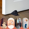 image:imageFrienda 72 Pcs Rubber Door Stoppers Wedge Heavy Duty Bottom Stop BlackBlack