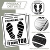 image:imageFrienda Paper Floor Mats Disposable Waterproof Car PadsBrown22 X 17 InchWhite