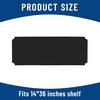 image:imageFrienda Wire Shelf Liners18 x 48 InchClearSet of 10Black