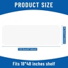 image:imageFrienda Wire Shelf Liners18 x 48 InchClearSet of 10Clear