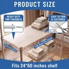 image:imageFrienda Wire Shelf Liners18 x 48 InchClearSet of 10Clear