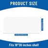 image:imageFrienda Wire Shelf Liners18 x 48 InchClearSet of 10Clear