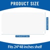 image:imageFrienda Wire Shelf Liners18 x 48 InchClearSet of 10Clear