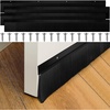 image:imageDoor Sweep Brush Aluminum 1 x 36 Inch Black 8 SetBlack