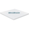 image:imageFrienda 1 Pack 1 x 18 x 18 Upholstery High Density Craft Foam WhiteWhite