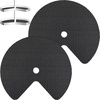 image:imageFrienda 2 Pcs Lazy Susan Shelf Liners  Non Adhesive Non Slip Kitchen Cabinet Liners for Refrigerator Pantry Sink amp Cupboard Storage26 InchBlackBlack