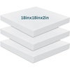 image:imageFrienda 3 Pack 3 x 20 x 20 Upholstery High Density Foam Cushion2 x 18 x 18 Inch