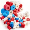 image:imageFrienda 30 Pcs Pool Noodle Bits 118236 Dia Regular ColorsIndependence Day Colors