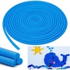 image:imageFrienda 58 Inch x 40 ft Orange Foam Noodles for Crafts Versatile Pool Noodles Foam Tubes Cylinder Rods for Modeling DIY Arts and Crafts SuppliesBlue
