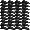 image:imageFrienda 72 Pcs Rubber Door Stoppers Wedge Heavy Duty Bottom Stop BlackBlack