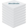 image:imageFrienda 8 Pack 2 x 20 x 20 Upholstery High Density Craft Foam2 x 18 x 18