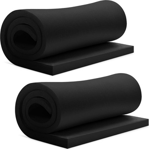 image:imageFrienda 2 Pcs High Density Upholstery Foam Cushion White 12 X 24 X 72Black