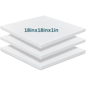 image:imageFrienda 3 Pack 3 x 20 x 20 Upholstery High Density Foam Cushion1 x 18 x 18 Inch