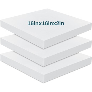 image:imageFrienda 3 Pack 3 x 20 x 20 Upholstery High Density Foam Cushion2 x 16 x 16 Inch