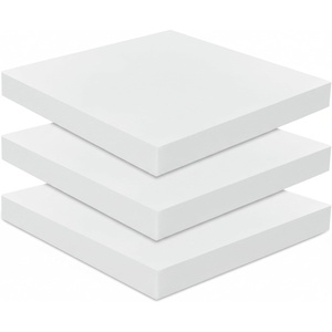 image:imageFrienda 3 Pack 3 x 20 x 20 Upholstery High Density Foam Cushion2 x 20 x 20 Inch