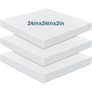 image:imageFrienda 3 Pack 3 x 20 x 20 Upholstery High Density Foam Cushion2 x 24 x 24 Inch