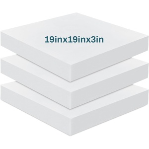 image:imageFrienda 3 Pack 3 x 20 x 20 Upholstery High Density Foam Cushion3 x 19 x 19 Inch