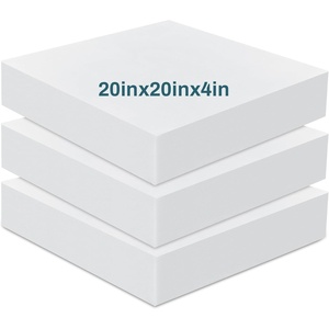 image:imageFrienda 3 Pack 3 x 20 x 20 Upholstery High Density Foam Cushion4 x 20 x 20 Inch