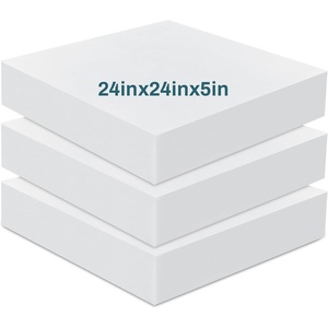 image:imageFrienda 3 Pack 3 x 20 x 20 Upholstery High Density Foam Cushion5 x 24 x 24 Inch