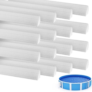 image:imageFrienda 33 Inch 24 Pcs Peel and Stick Above Ground Pool Cove Foam Long Add Protection to Swimming Pool Liner for Above Ground Pools Accessories White12