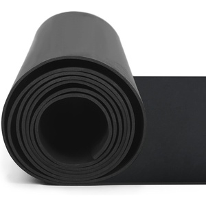 image:imageFrienda 35 x 118 Inch Large Eva Foam Sheet Black Eva Foam Cosplay Foam Padding Thick Roll Non Slip for Costumes Armor DIY Craft Projects 4 mm Thick4 mm Thick