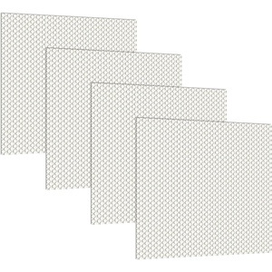 image:imageFrienda 4 Pcs Fluorescent Light Covers 24x24x012375x237x01