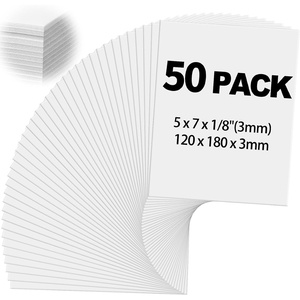 image:imageFrienda 50 Pack Foam Board 11 X 14 Inch White for School Art ProjectsWhite