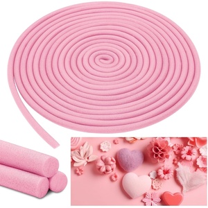 image:imageFrienda 58 Inch x 40 ft Orange Foam Noodles for Crafts Versatile Pool Noodles Foam Tubes Cylinder Rods for Modeling DIY Arts and Crafts SuppliesPink
