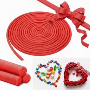 image:imageFrienda 58 Inch x 40 ft Orange Foam Noodles for Crafts Versatile Pool Noodles Foam Tubes Cylinder Rods for Modeling DIY Arts and Crafts SuppliesRed