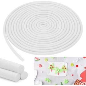 image:imageFrienda 58 Inch x 40 ft Orange Foam Noodles for Crafts Versatile Pool Noodles Foam Tubes Cylinder Rods for Modeling DIY Arts and Crafts SuppliesWhite