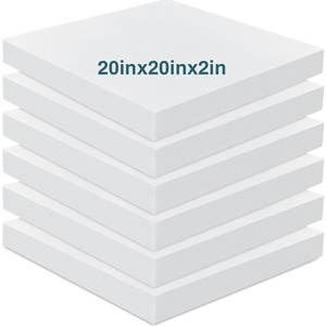 image:imageFrienda 6 Pack 2 x 20 x 20 High Density Foam Cushion 22 Density 50 Ild2 X 20 X 20