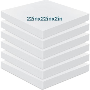 image:imageFrienda 6 Pack 2 x 20 x 20 High Density Foam Cushion 22 Density 50 Ild2 X 22 X 22