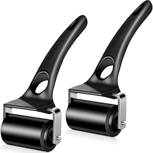 image:imageFrienda 6 Pack Rubber Brayer Rollers 47 in Hard Rubber Rollers2 Inches