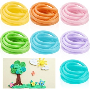 image:imageFrienda 7 Pcs Foam Noodles for Crafts 70 ft 58 Inch Multicolor Pool Tube Noodles Foam Versatile Pool Rod Rope Cylinder for Modeling DIY Arts and Crafts SuppliesBrightMacaron