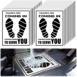image:imageFrienda Paper Floor Mats Disposable Waterproof Car PadsBrown22 X 17 InchWhite