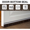 image:imageFrienda 4 Set Horsehair Door Sweep Bottom Brush Seal Silver
