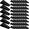 image:imageFrienda 18 Pcs Rubber Door Stoppers Wedge Heavy Duty Bottom Stop BlackBlack