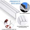image:imageFrienda 2 Pack 26 Inch Rv Shower Vinyl Sweep and Seal Straight Edge26 Inch