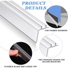 image:imageFrienda 2 Pack 26 Inch Rv Shower Vinyl Sweep and Seal Straight Edge26 Inch